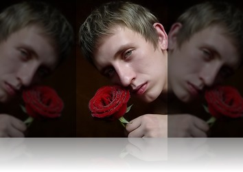 Sunday, August 16th: Ingo. Beautiful boy with a rose