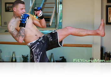 Sunday, January 27th: Miles Smith - Mixed Martial Arts Teacher Miles Shows off his Great Body