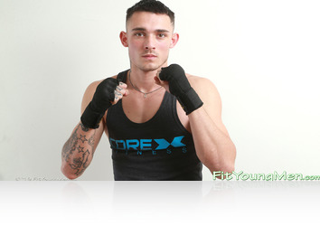 Friday, December 13th: Dave Loxley - Young Boxer Dave Pumps up his Athletic Physique