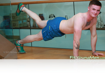 Saturday, July 25th: Shane Kelly - Young Toned Personl Trainer Shane Shows off his Impressive Muscles!