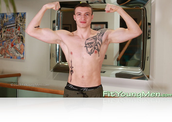 Sunday, February 5th: Dustin Healy - Young & Extremely Muscular Teen Boxer Shows off his Amazing Body