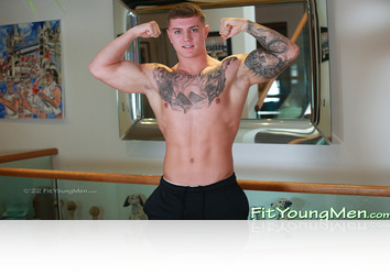 Monday, February 7th: Will Monroe - Young Muscular Gym Stud Shows off his Amazing Ripped Body